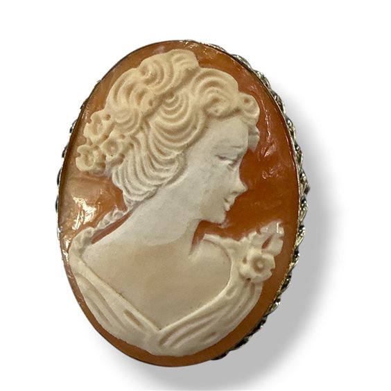 Brosche Mandile 1922 Dame Cammei  in Silber Conchiglia 2MSPC22 - 2MSPC22